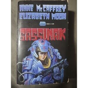 Lot of 3 Anne McCaffrey Sci-Fi Paperbacks – Crystal Line, Moreta, Sassinak